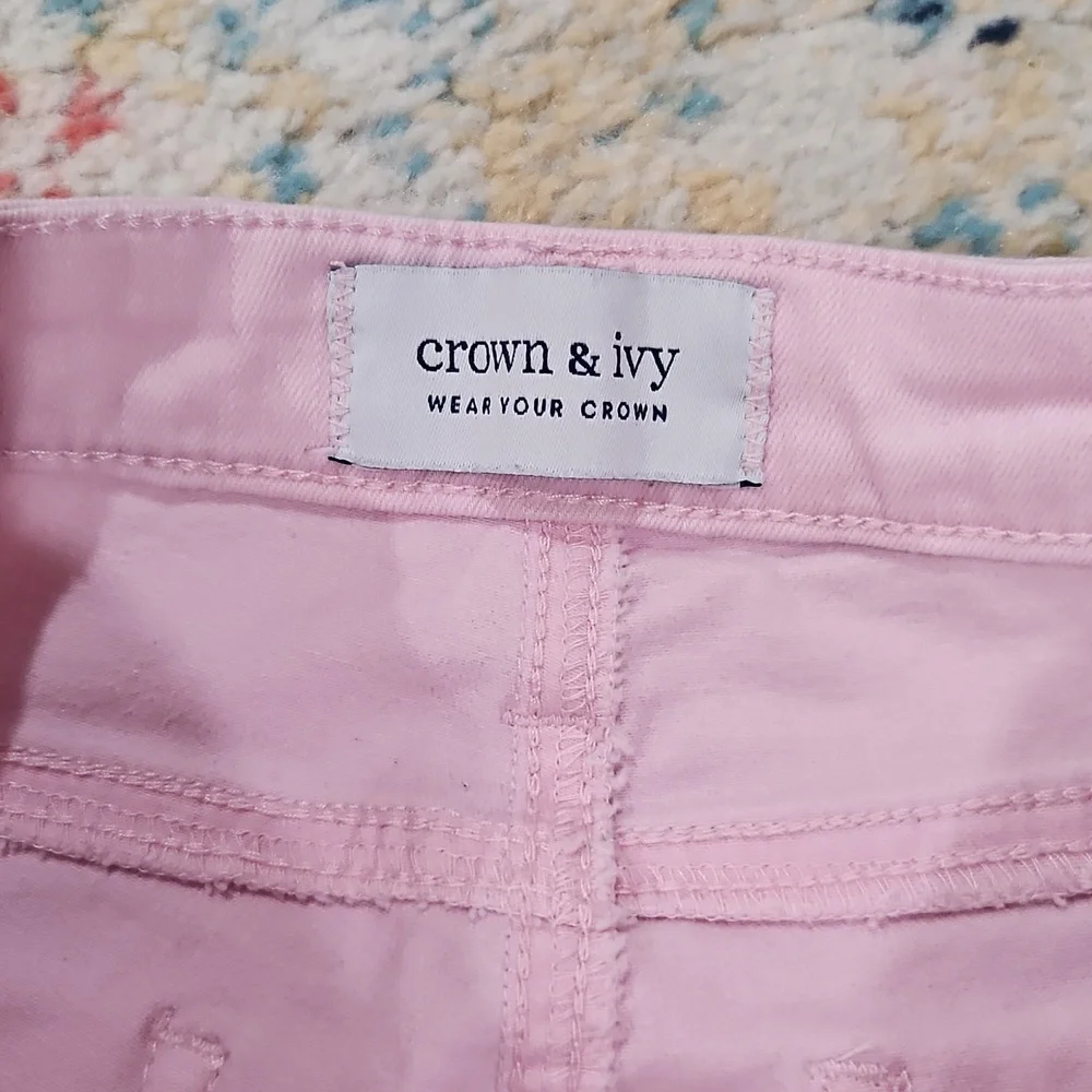 Crown & Ivy Pink Jean - Picture 5 of 7
